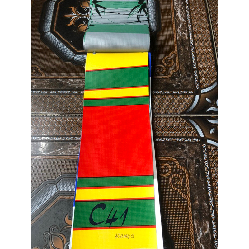 Bạt mái hiên nhựa PVC mẫu lá trúc 3 lớp dày, dẻo, khổ rộng 1m50, che nắng, che mưa siêu bền không thấm nước