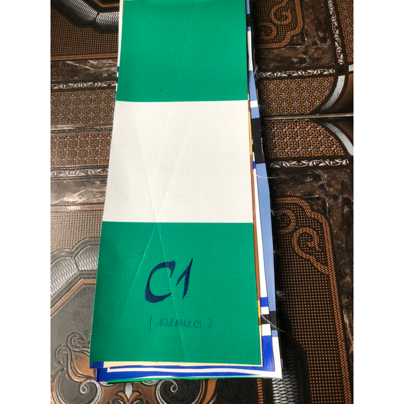 Bạt mái hiên nhựa PVC mẫu lá trúc 3 lớp dày, dẻo, khổ rộng 1m50, che nắng, che mưa siêu bền không thấm nước