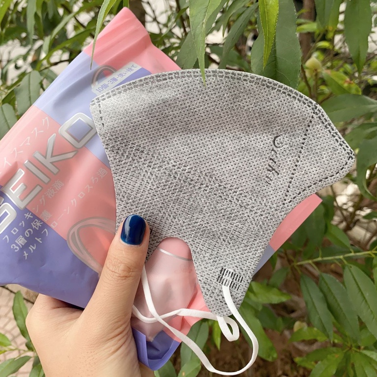 Khẩu Trang 5D SEIKO Kháng Khuẩn, Ngừa Bụi - Khẩu Trang Y Tế Thiết Kế Ôm Sát, Dễ Thở, Không Lem Son