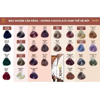 Thuốc nhuộm tóc KAMI cân bằng, phủ bạc (KHÔNG KÈM OXI)