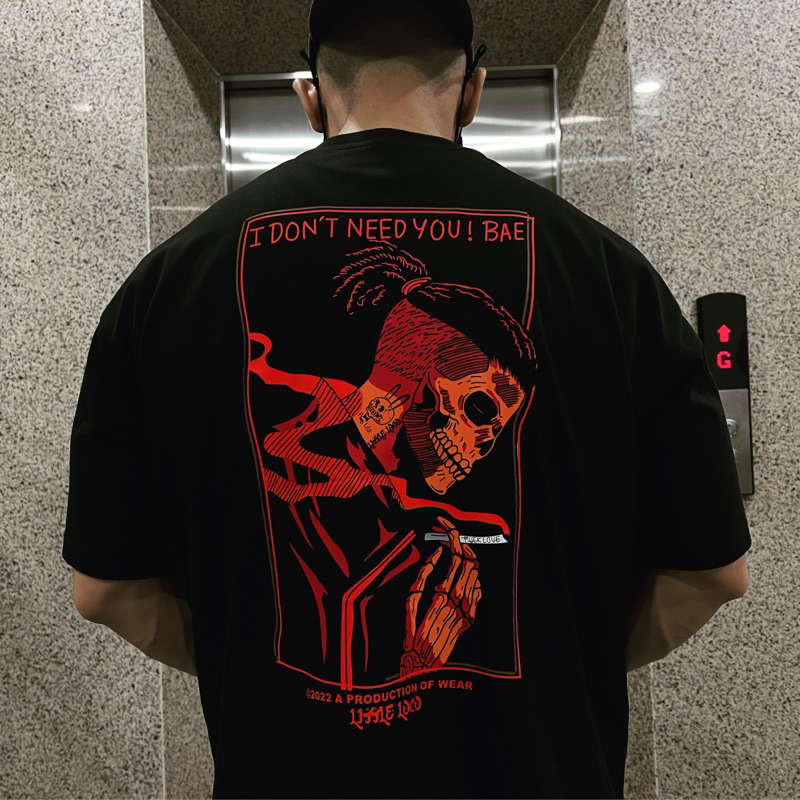 Áo thun form rộng nam/ nữ Little Loco