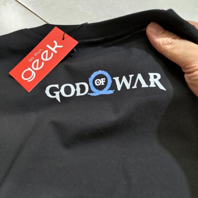 Áo thun hình God of War - Ragnarok 02, vải 100% Cotton dày, siêu mịn.
