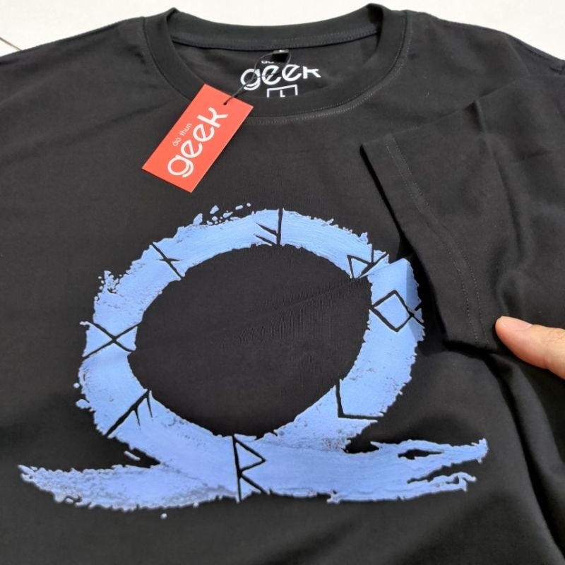 Áo thun hình God of War - Ragnarok 02, vải 100% Cotton dày, siêu mịn.