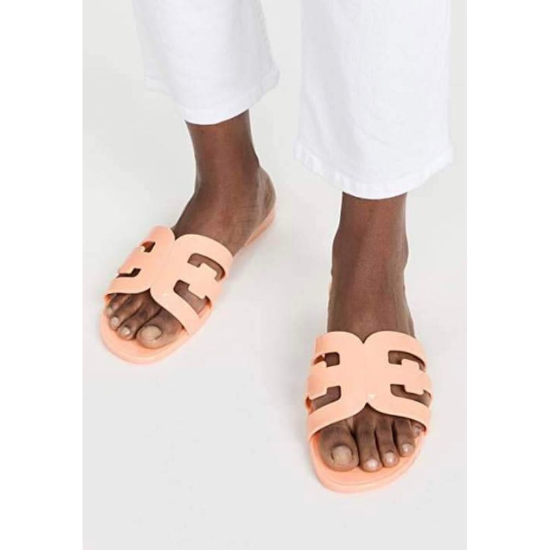 Xăng đan đế bằng Sam Edelman , dép nhựa quai chữ H xịn, nhẹ, đi mưa thoải mái
