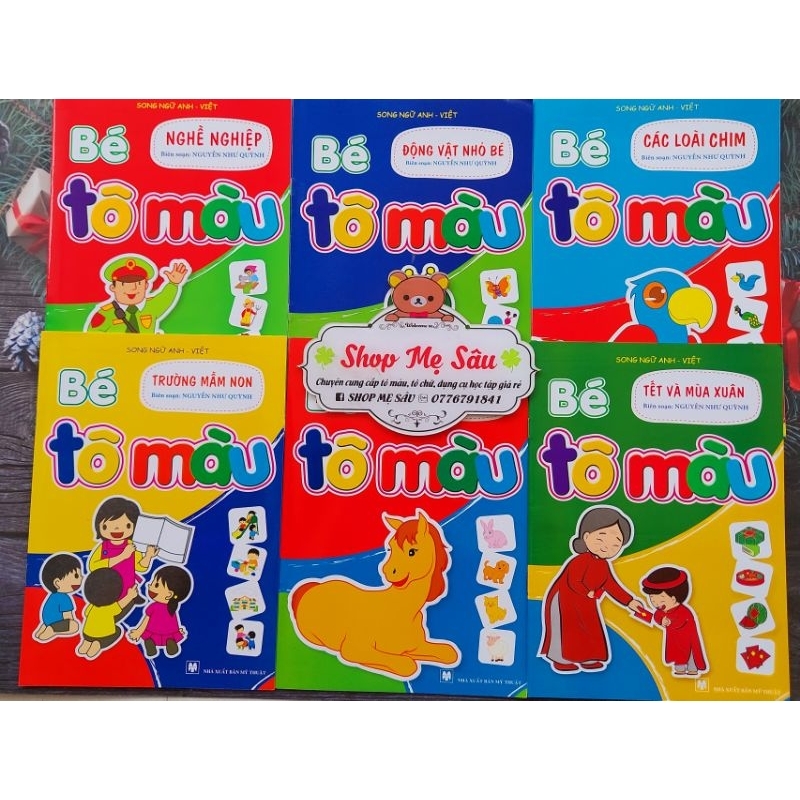 tập tô màu hình siêu nhân, công chúa và nhiều chủ đề cho bé