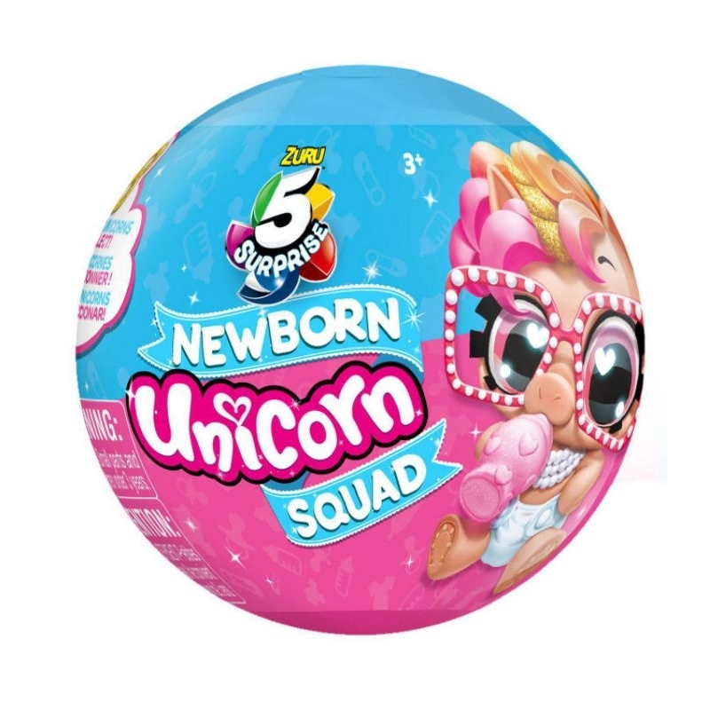 Đồ Chơi Trứng Unicorn Zuru 5 Surprise Unicorn Squad Series 4 Newborn Unicorn