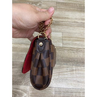 Túi si hiệu LV-mini ô nâu