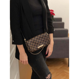 Túi si hiệu LV-mini ô nâu