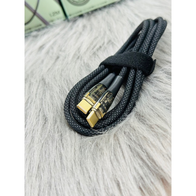 Cáp REMAX Sạc Nhanh100w Mã RC C062 type.C ra type.C Sạc Nhanh Cho IP15 Dây Dài 1met