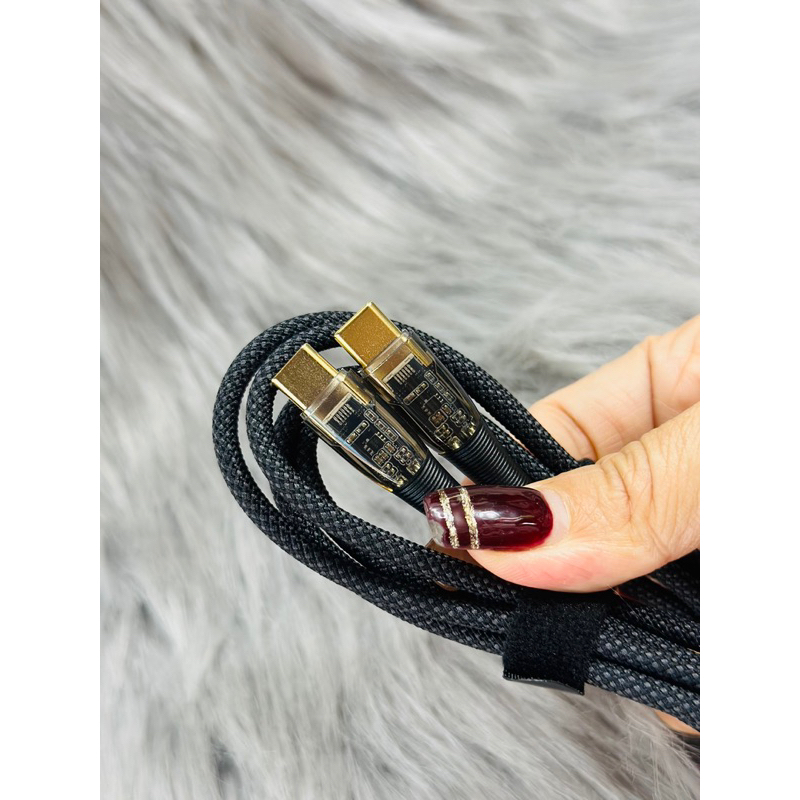 Cáp REMAX Sạc Nhanh100w Mã RC C062 type.C ra type.C Sạc Nhanh Cho IP15 Dây Dài 1met