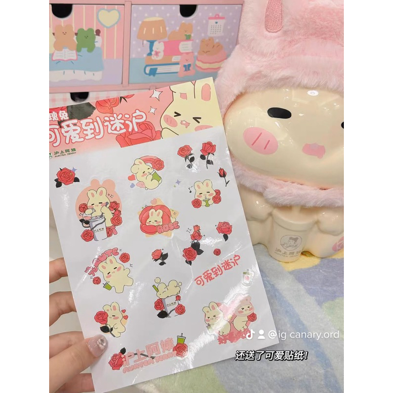 SET 5 món Bình Nước Thỏ tai hồng