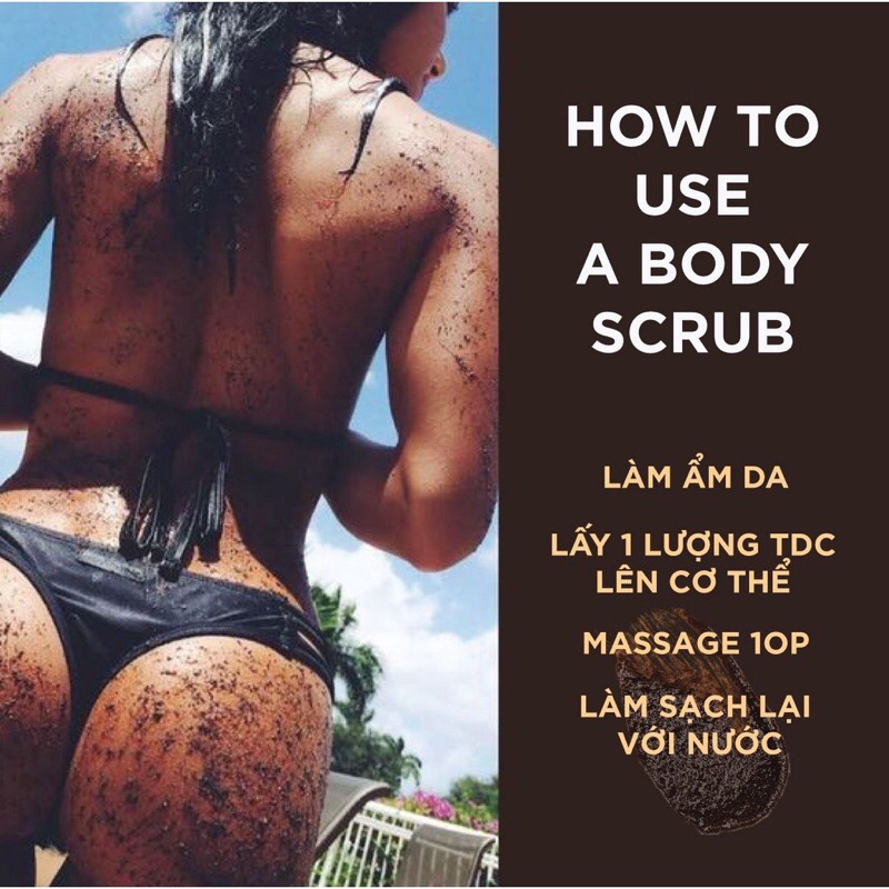 TẨY TẾ BÀO CHẾT TRẮNG DA CÀ PHÊ HỮU CƠ COCOHER - HŨ 500gr