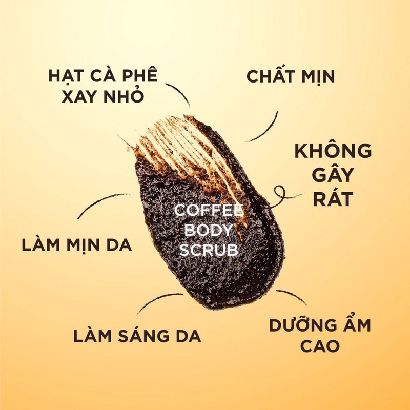 TẨY TẾ BÀO CHẾT TRẮNG DA CÀ PHÊ HỮU CƠ COCOHER - HŨ 500gr