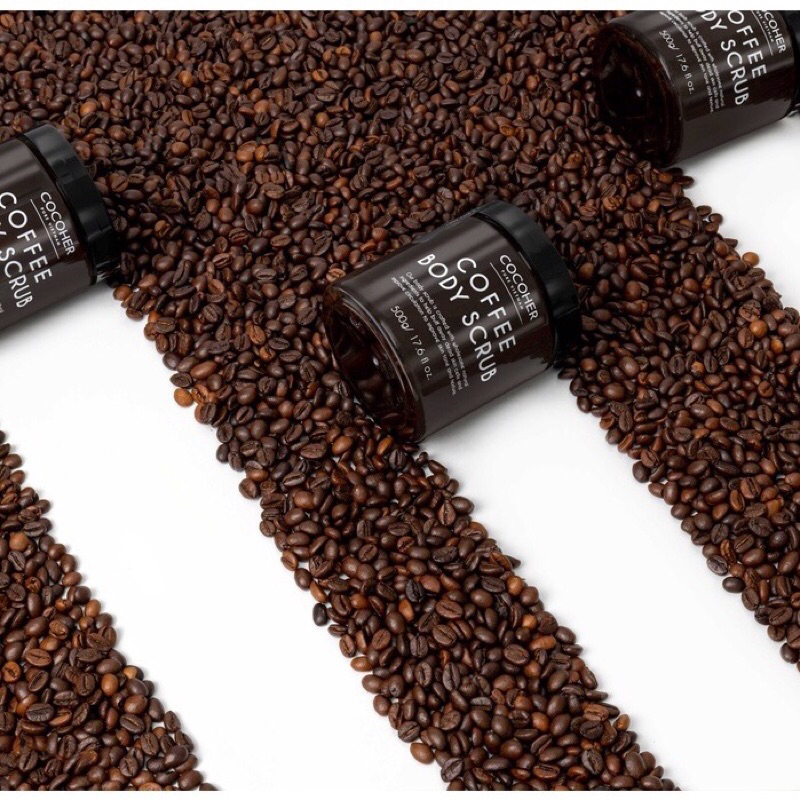 TẨY TẾ BÀO CHẾT TRẮNG DA CÀ PHÊ HỮU CƠ COCOHER - HŨ 500gr