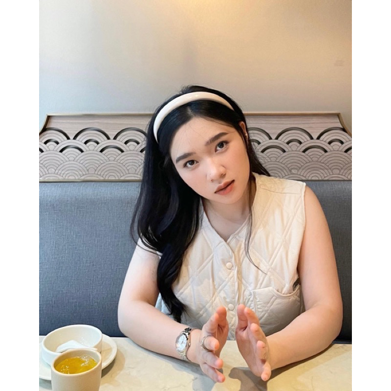 Áo Gile hoạ tiết quả trám, áo khoác không tay A028