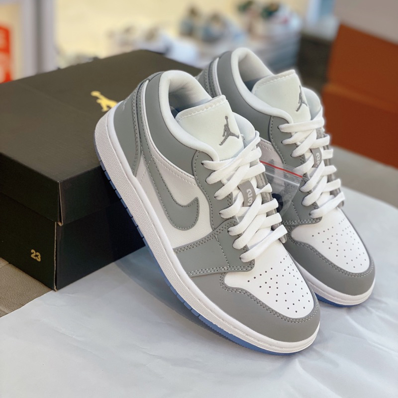 Giày Thể Thao JD1 xám xanh Sneaker , Giày Hot trend , Freeship toàn quốc , Full Box Ảnh Thật
