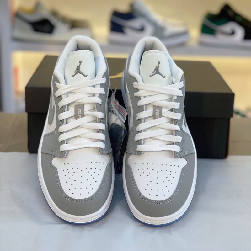 Giày Thể Thao JD1 xám xanh Sneaker , Giày Hot trend , Freeship toàn quốc , Full Box Ảnh Thật