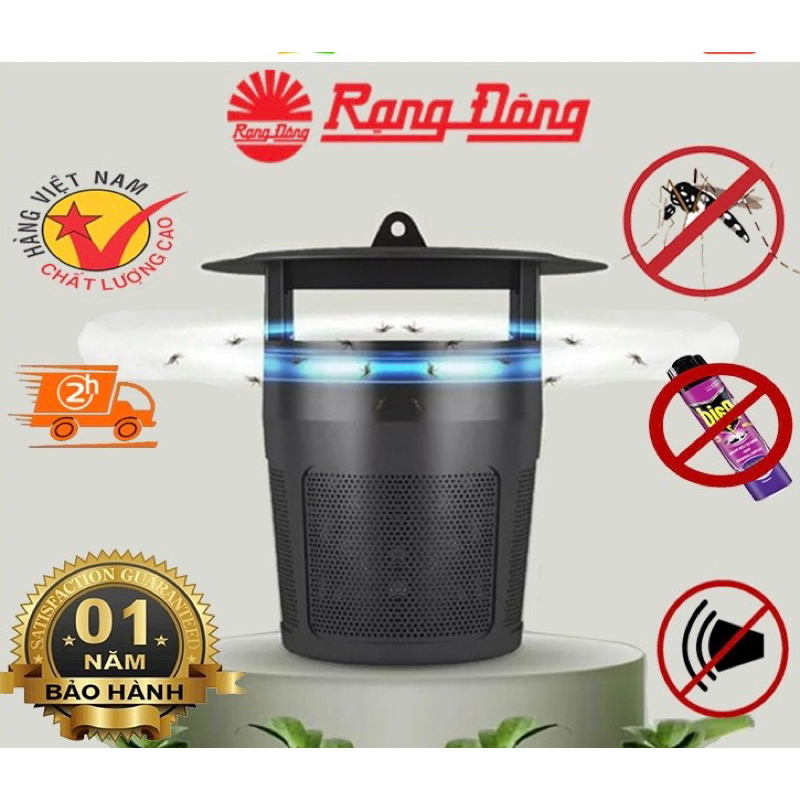 Đèn bắt muỗi Rạng Đông, ko gây mùi khét, ko tốn điện, bảo hành 1 năm chính hãng