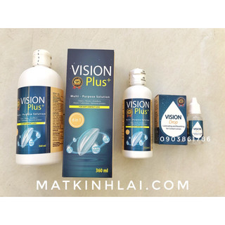 Dung dịch ngâm kính áp tròng Vision Plus- Nhỏ mắt Vision Drop