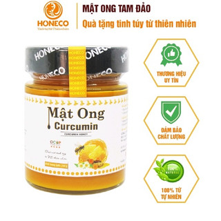 Mật ong nghệ Curcumin HONECO 500g- Có tính đồng nhất cao, vô cùng thơm ngon bổ dưỡng, tốt cho người bị đau dạ dày.