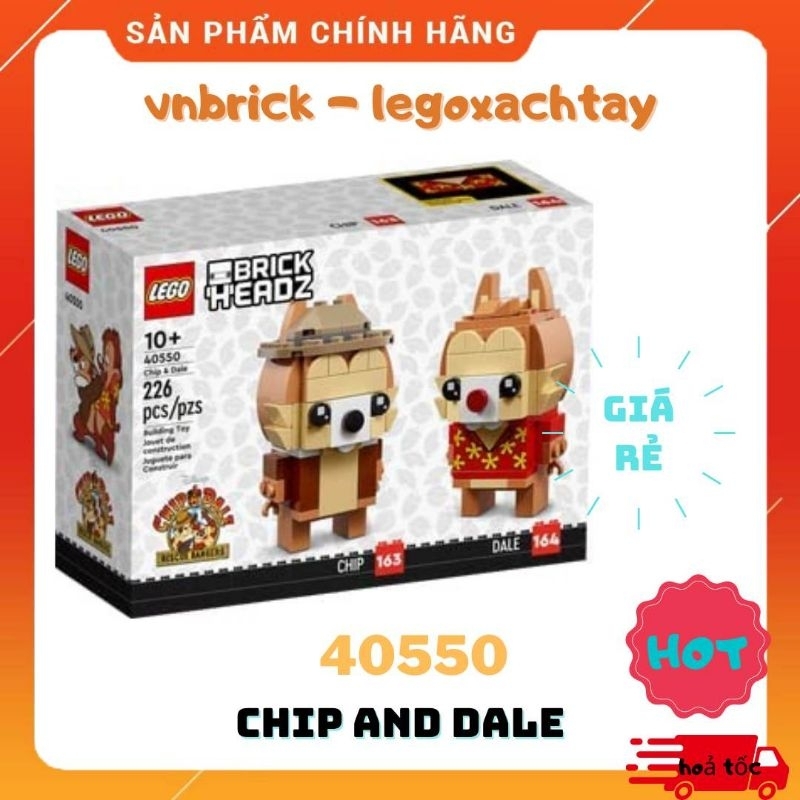 LEGO BRICKHEADZ 40550 CHIP VÀ DALE
