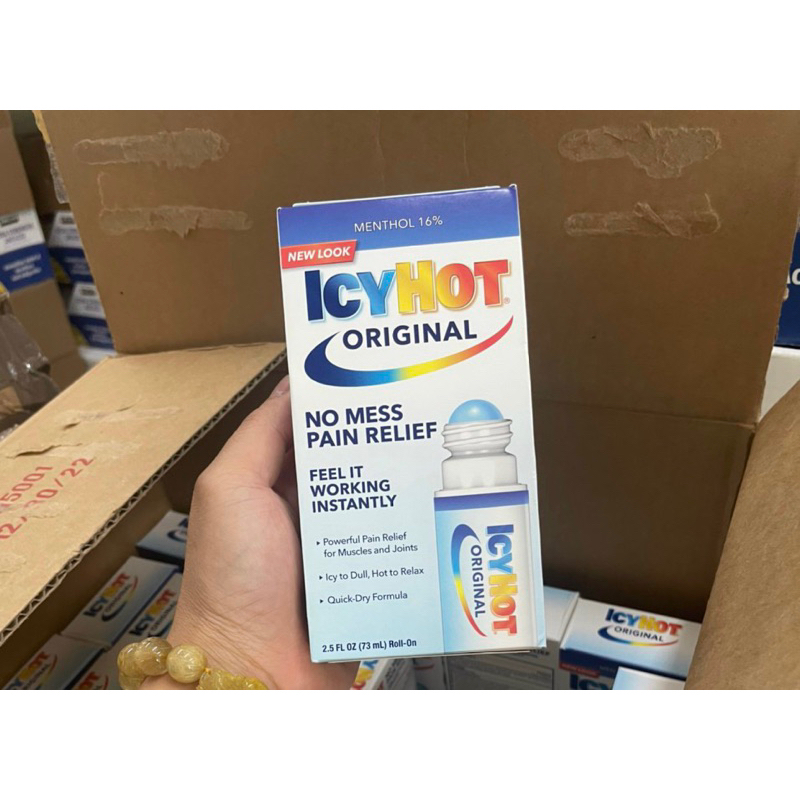 [USA] Dầu nóng dạng lăn Icy Hot ORIGINAL
