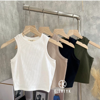 Áo Ba Lỗ Croptop EIGHTYK Thun Trơn