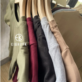 Áo Thun Croptop Tay Ngắn Trơn EIGHTYK
