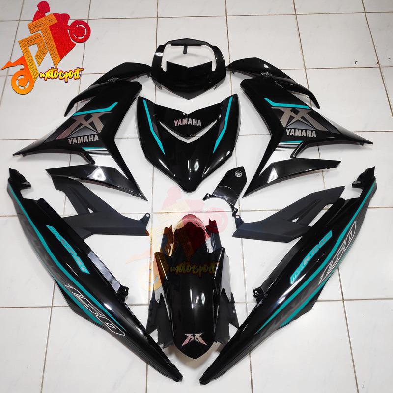 Tem mx king xanh đen cho exciter 150