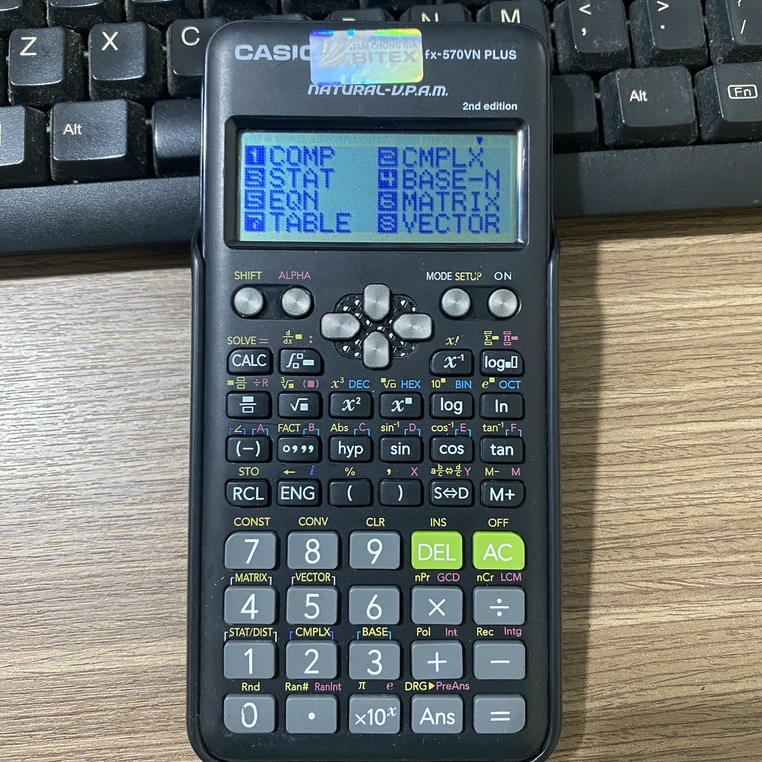 Máy tính học sinh Casio FX570VN plus_2nd Edition chính hãng