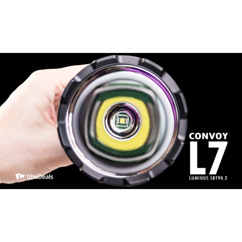 Đèn pin siêu sáng Convoy L7, Sbt90.2 6000lm, 1320m