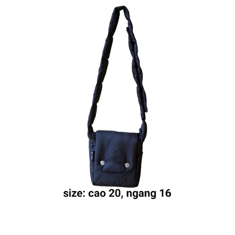 Túi đeo chéo chần bông MINI TRƠN cao cấp dainystore