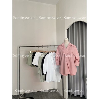 Set sơ mi cổ gập loại 1 Samhyewear