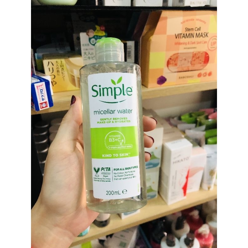 Nước Tẩy Trang Simple Micellar Cleansing Water 200ml