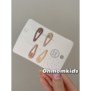 set 4 kẹp tóc style Hàn cho bé gái