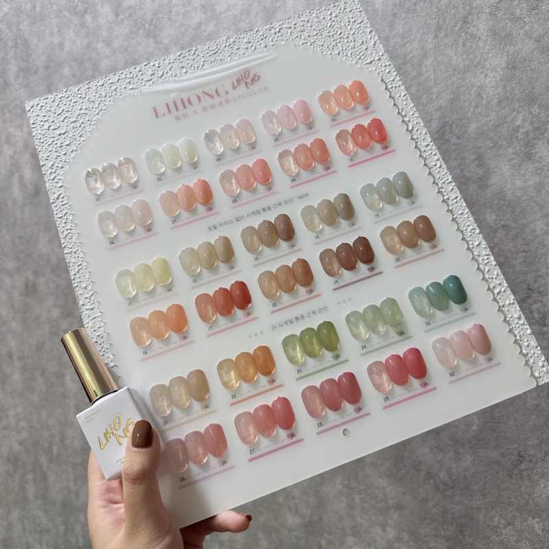 Set thạch Lihong 30 màu