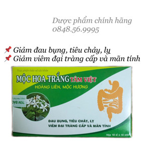 MỘC HOA TRẮNG TÂM VIỆT( Hoàng liên, Mộc hương)- Hỗ trợ giảm triệu chứng rối loạn tiêu hoá