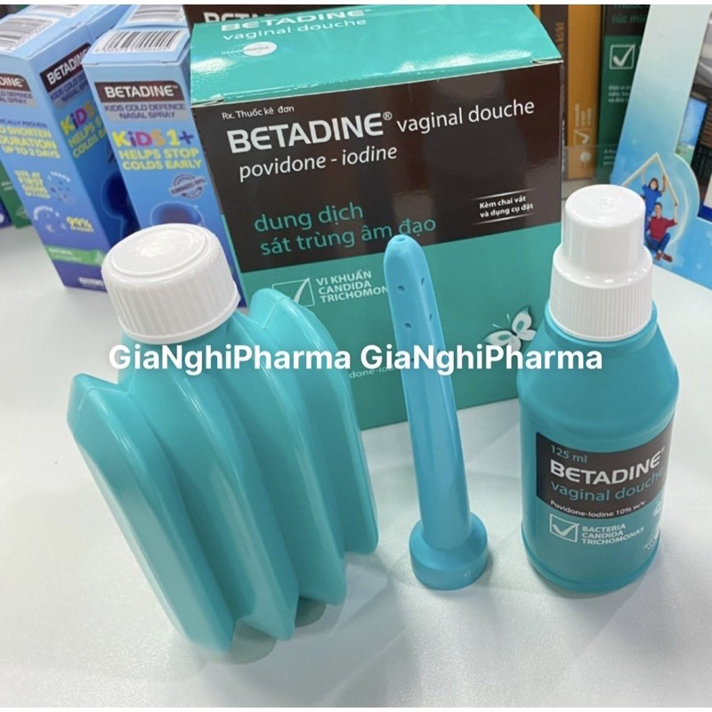 Betadine Vaginal Douch Bộ Vệ Sinh Phụ Nữ
