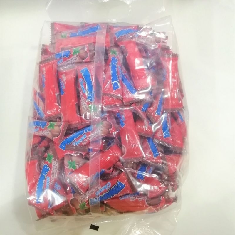 Kẹo Nhai 3 Viên Socola Hương Bạc Hà DYNAMITE- CHEWS Gói 1kg
