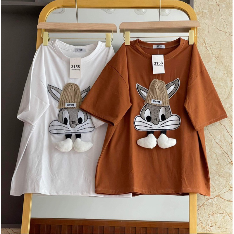 Áo Thun 3158 Thỏ Thêu