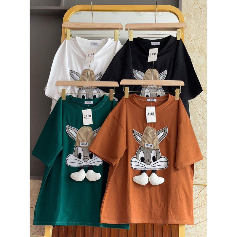 Áo Thun 3158 Thỏ Thêu