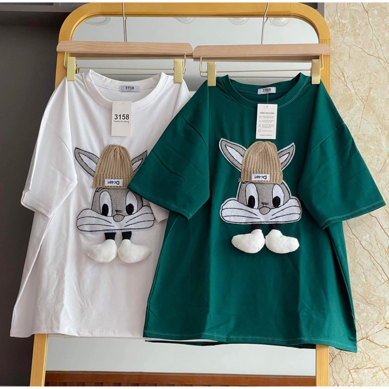 Áo Thun 3158 Thỏ Thêu