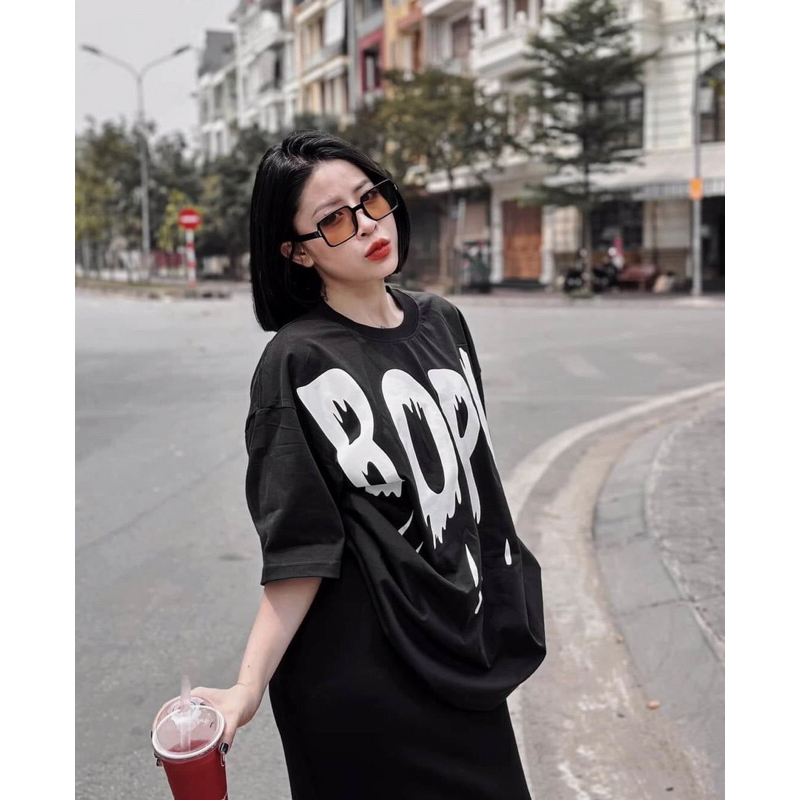 Áo thun ngắn tay fom vừa unisex nam nữ, cotton 100%,định lượng 259 gsm, born