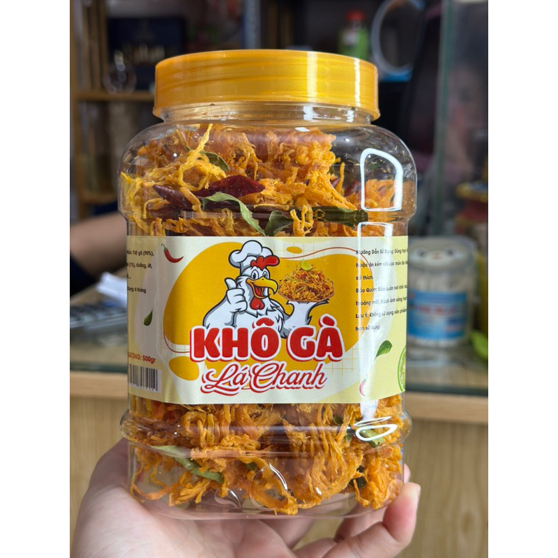 Khô gà xé lá chanh 500gr