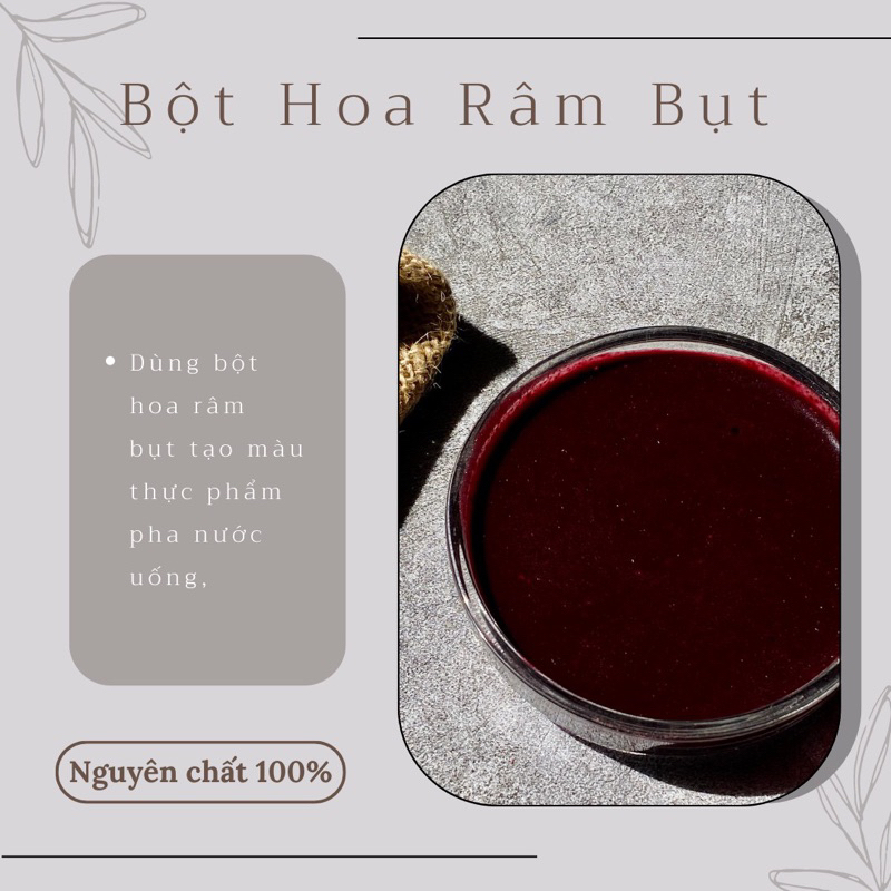 Bột Hoa Râm Bụt