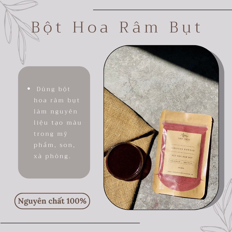 Bột Hoa Râm Bụt