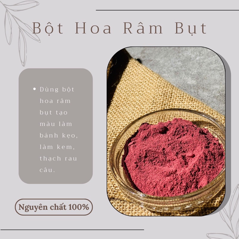 Bột Hoa Râm Bụt