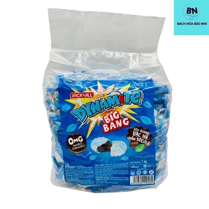 Kẹo KIG BANG Kẹo Hương Bạc Hà Nhân Sô cô la 1kg