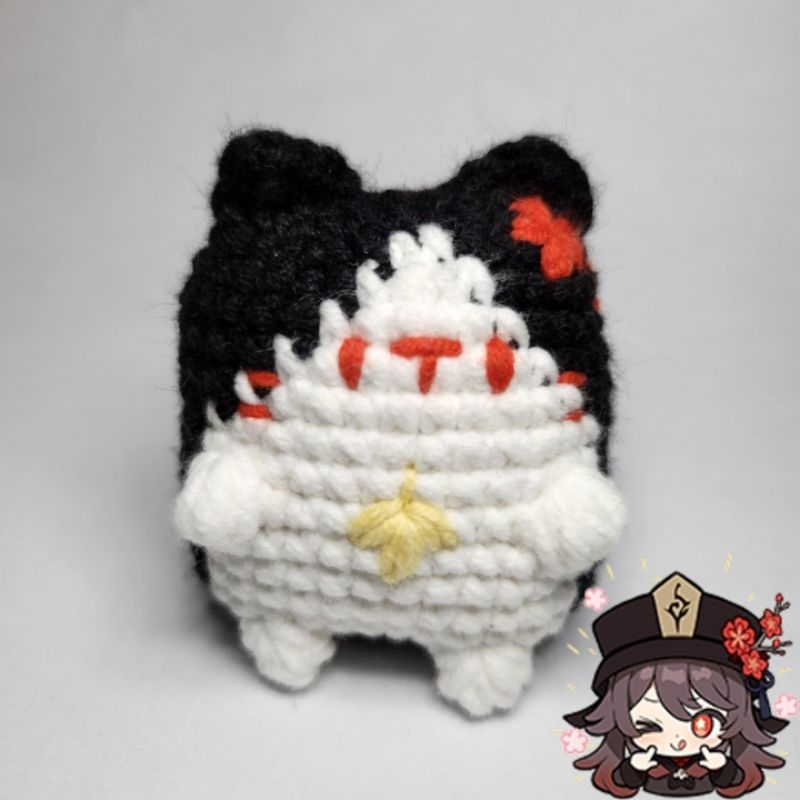 Móc khóa nhân vật nữ Genshin Impact dạng mèo - Genshin Impact female characters as amigurumi cats