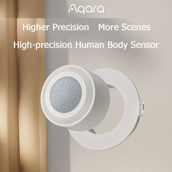 Cảm Biến Chuyển Động Aqara Độ Nhạy Cao - High Precision Motion Sensor - Tần số quét cao, tương thích HomeKit, cần Hub